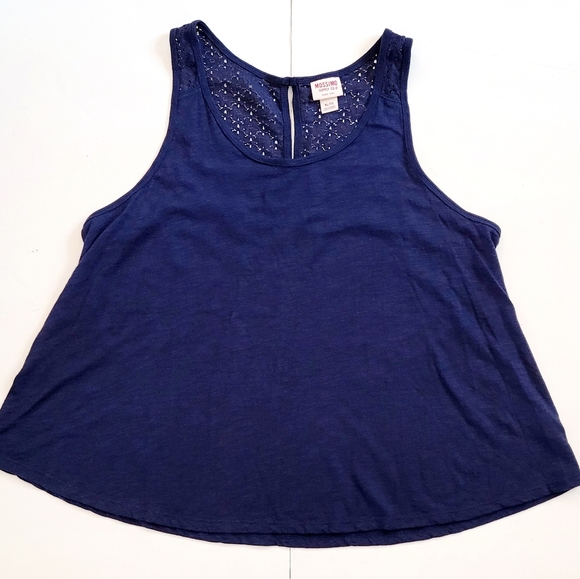 Mossimo Supply Co. Tops - NWOT Navy Tank